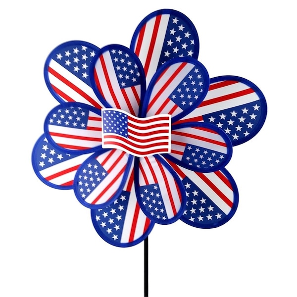 Calle 15 Inch Nylon USA Yard Pinwheel CA2527904 - main